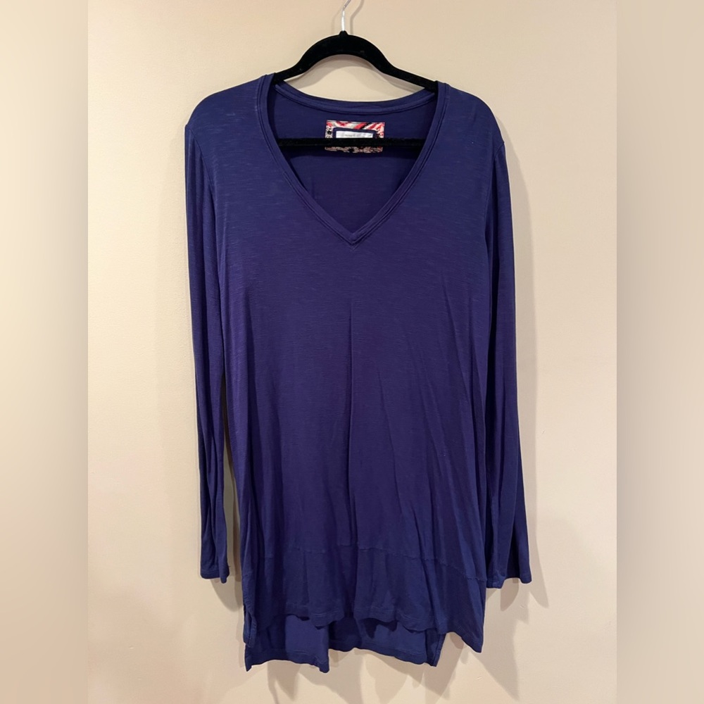 Anthropologie Pure Good navy swing tunic, size L